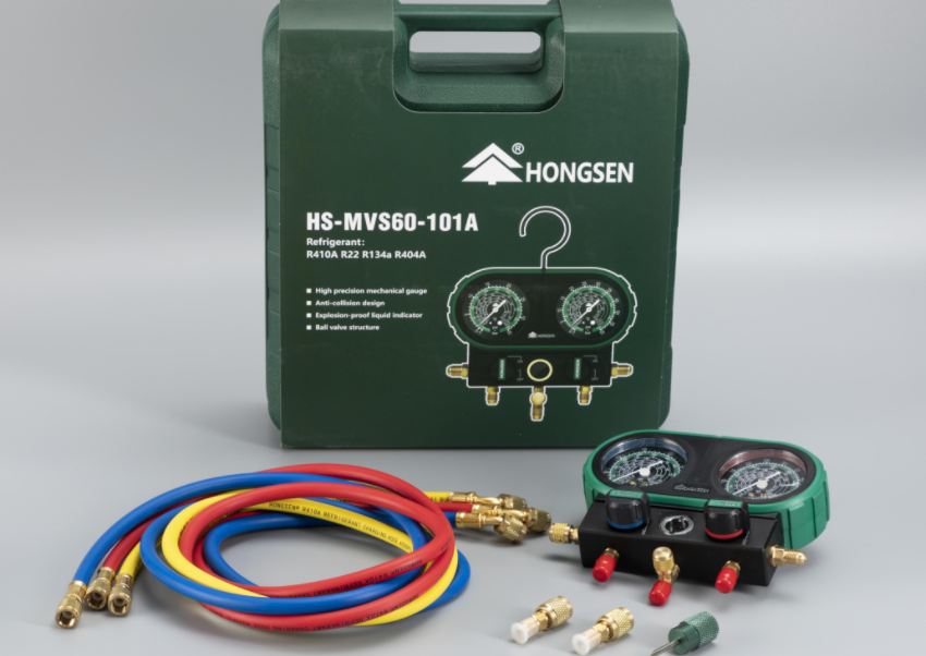 HONGSEN HS-MVS60-101A-60 HONGSEN HS-MVS60-101A-60 Analog Manifold Gauge Set