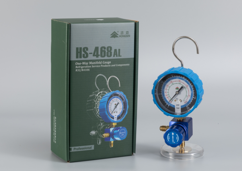 HONGSEN HS-468AL HONGSEN HS-468AL Low-Pressure Single Manifold Gauge