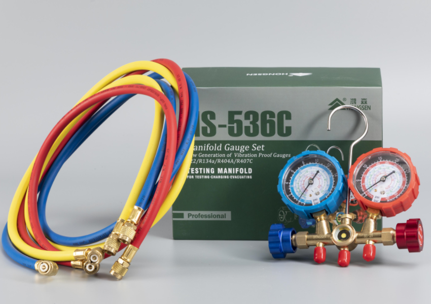 HONGSEN HS-536C HONGSEN HS-536C Refrigeration Manifold Gauge Set
